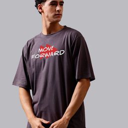 Mad Over Print Typography Printed Cotton Oversized T-shirt-image-96