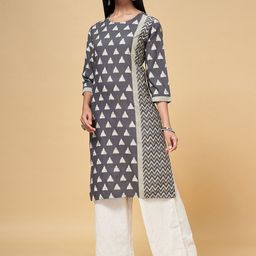 RANGMANCH BY PANTALOONS Geometric Printed Kurta-38