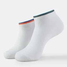 Jockey Men Set Of 2 White Solid Low Show Socks-11