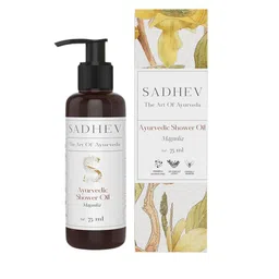 SADHEV The Art Of Ayurveda Magnolia Ayurvedic Shower Oil with Coconut & Castor Oil - 75 ml-50