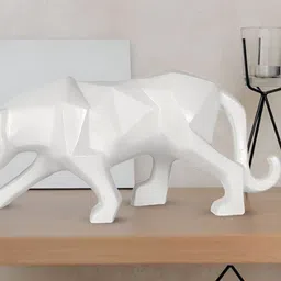 LASAKI White Jaguar urio Birds and Animals Showpiece-26