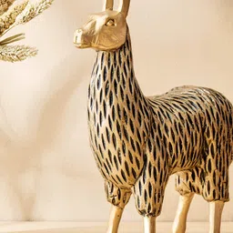 Home Centre Gold Toned & Black Textured Figurine Showpiece-image-85