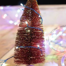 TAYHAA Maroon Christmas Tree Showpiece-image-66