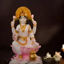 krishnagallery1 White & Yellow Religious Idol Showpiece-image-94