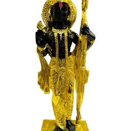 krishnagallery1 Black & Gold Toned Religious Figurine Showpiece-image-32