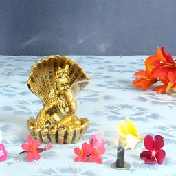 HANDICRAFTS PARADISE Gold-Toned Bal Krishna Metal Showpiece-image-88