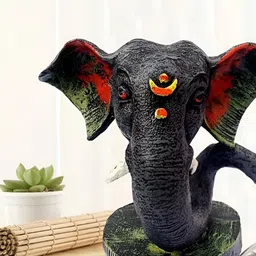 krishnagallery1 Black & Red Religious Idol Showpiece-image-77