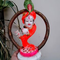 apka mart Orange Religious Idol Showpiece-image-18