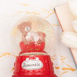 Archies Red Premium Romantic Teddy Bear Lovers Statue Showpiece-image-12