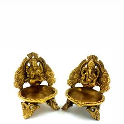 Arihant Craft Yellow Dhan And Ganesha Brass Showpiece-image-67
