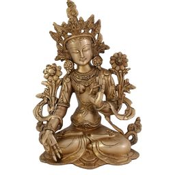 Arihant Craft Yellow & Gold-Toned Brass Small Idol Showpiece-image-79