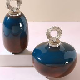 Manor House Blue 2 Pieces Ocean and Brince Decorative Table Sculptures Curio Showpiece-image-21