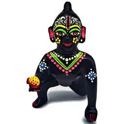 krishnagallery1 Black Brass Bal Gopal Showpiece-41