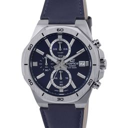 CASIO Men Leather Wrap Around Straps Analogue Chronograph Watch ED587 EFV-640L-2AVUDF-32