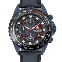 SWISS MILITARY HANOWA Men Leather Straps Analogue Chronograph Watch SMWGC2102291-picture-48