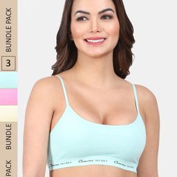 Amour Secret  Pack Of 3 Full Coverage Non Padded Everyday Bra-24