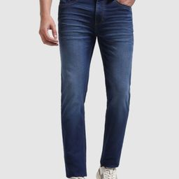 Blackberrys Men Jean Slim Fit Low-Rise Clean Look Light Fade Cropped Jeans-image-33