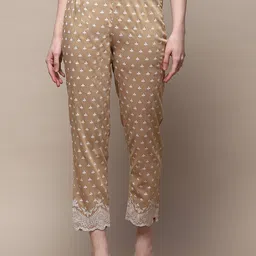 Biba Women Ethnic Motifs Printed Relaxed Straight Leg Straight Fit Trouser-picture-42