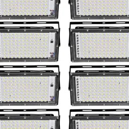 SPARK WORLD White 8 Pcs Aluminium Textured Outdoor Lamps-image-38