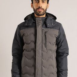 Indian Terrain Colourblocked Lightweight Padded Jacket-image-20