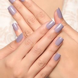 LICK 24 Pcs Reusable Acrylic Nails Extension Kit - Light Purple-41