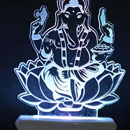 NMII White Printed Abstract Shape Ceiling Lamps-27