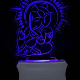 NMII Transparent & White Abstract Shaped Table Lamps-1