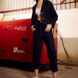 Athena Denim Pure Cotton Top With Trouser-49