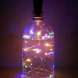 SPARK WORLD Blue & Green Rice Shape String Lights-45
