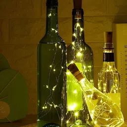 ENORMITY Yellow & Brown Rice Shape Bulb String Lights-36