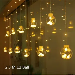 SPARK WORLD Yellow Bulb Shape String Lights-25