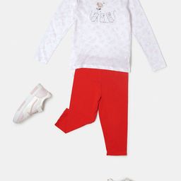 Jockey AG18 Girls Mid-Rise Slim Fit Capris-picture-49