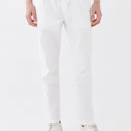 LC Waikiki Men Pure Cotton Slim Fit Trousers-image-78