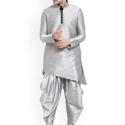 Sydney Heights Asymmetric Regular Straight Kurta with Dhoti Pants-image-64