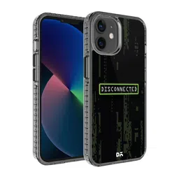 DailyObjects Black Printed Disconnected Stride 2.0 iPhone 12 Phone Case-33