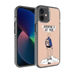 DailyObjects Cream & Blue Adventure Out iPhone 12 Stride 2.0 Case Cover-20