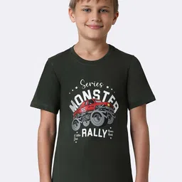 Van Heusen Boys Typography Printed Cotton T-shirt-picture-53