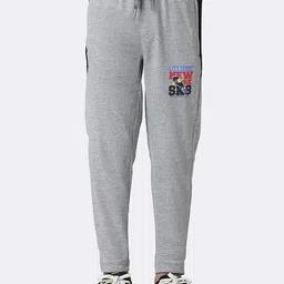 Van Heusen Boys Printed Cotton Smart Tech Easy Stain Release Track Pants-image-32