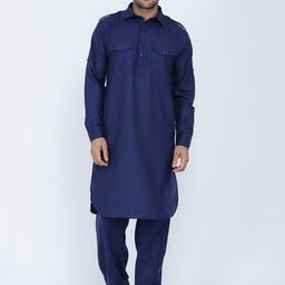 ROYAL KURTA Shirt Collar Pure Cotton Kurta With Patiala-picture-10