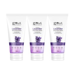 Globus naturals Set of 3 Purifying Lavender Face Wash with Niacinamide - 75 g-12