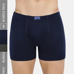 Van Heusen Men Multicolour Pack of 3 Solid Antibacterial Colour Fresh Boxer Briefs-18