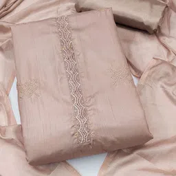 SHADOW & SAINING Ethnic Motifs Embroidered Unstitched Dress Material-image-27