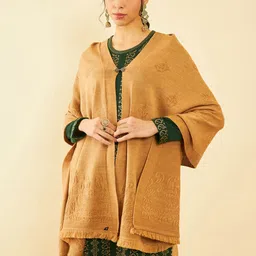 Soch Woven Designed Acrylic Shawl-picture-40