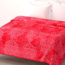 RF RELAXFEEL Pink Ethnic Motifs Microfiber Heavy Winter 500 GSM Double Bed Blanket-picture-32