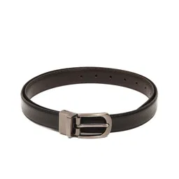 Calvadoss Boys Black Textured PU Formal Belt-16