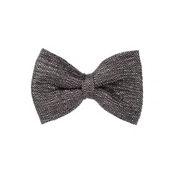 The Tie Hub Men Striped Herringbone Classic Bow Tie-44