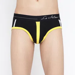 La Intimo Men Mid-Rise Anti Microbial Basic Briefs LIBR08BK0-picture-48