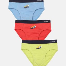 mackly Boys Pack Of 3 Mid-Rise Basic Briefs-image-87