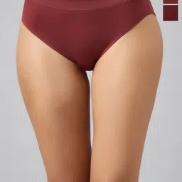 DressBerry Pack Of 3 Seamless Basic Briefs-image-66
