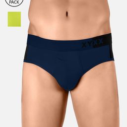 XYXX Pack Of 2 Colourblocked Ultra Soft Antimicrobial Basic Briefs XYBRF2PCKN165-picture-17
